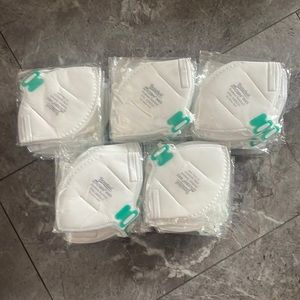 50 white N95 disposable mask.